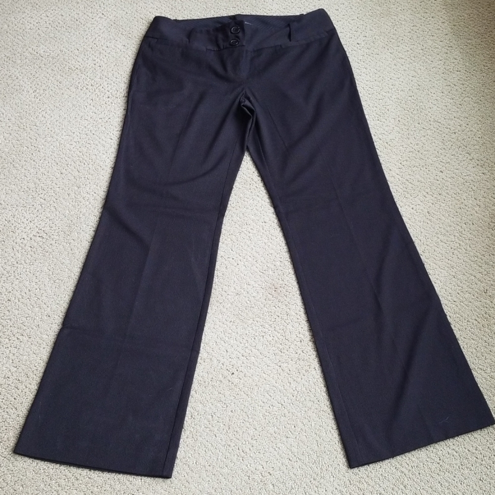 Pinstripe dress pants